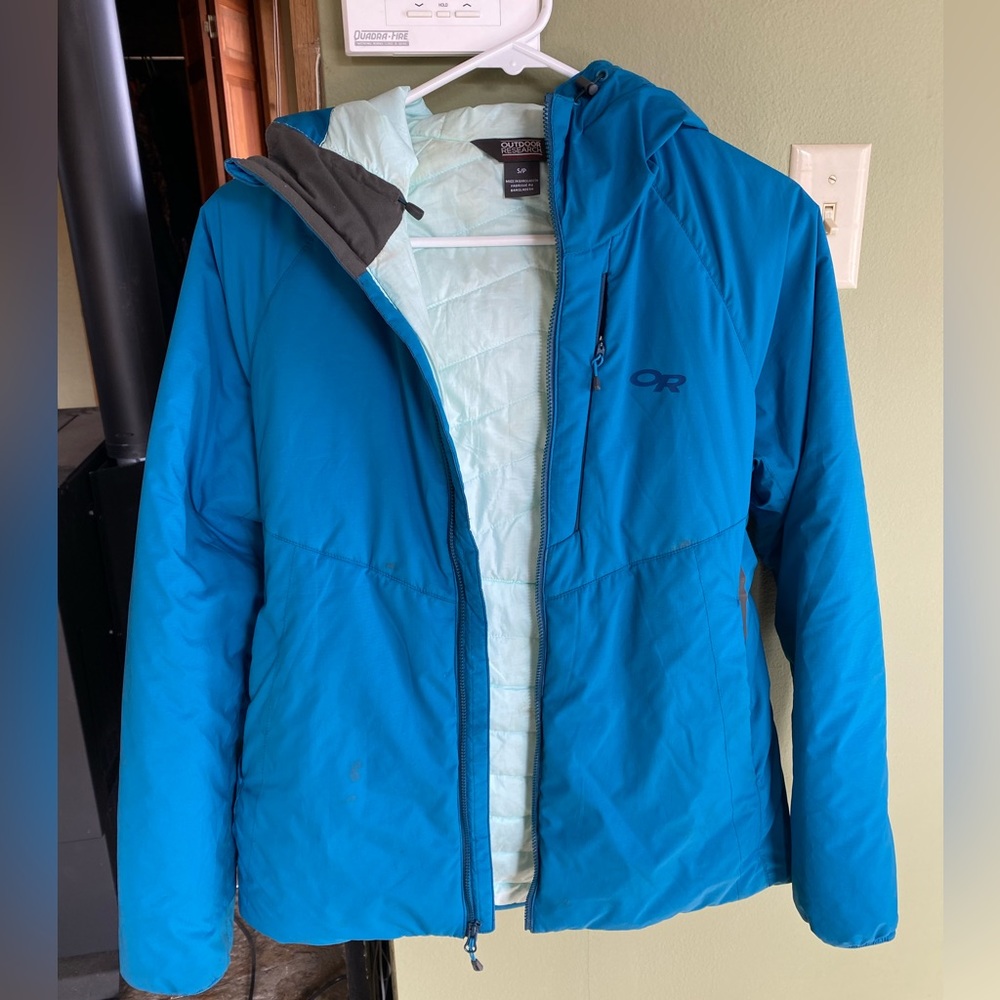 Womens Outdoor Research puffy jacket